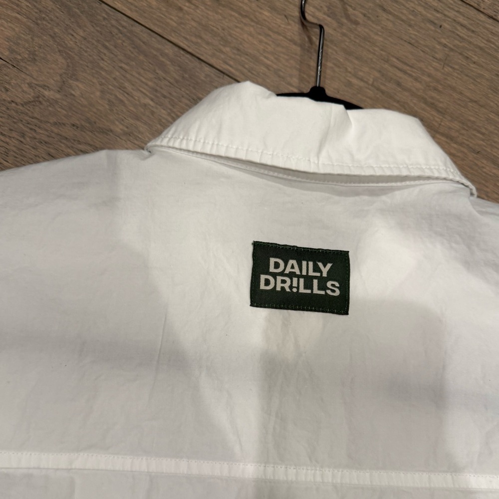 Daily Drills Poplin Button Down & Short Set - Medium - Picture 4 of 5